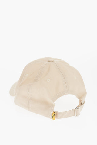 Cappello da Baseball in Cotone con Logo in Rilievo