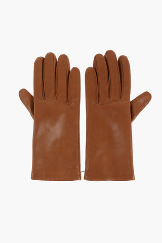 Leather Gloves with Cashmere and Wool Lining