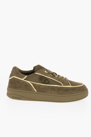 Sneakers Basse S-SINNA in Suede con Rifiniture a Contrasto