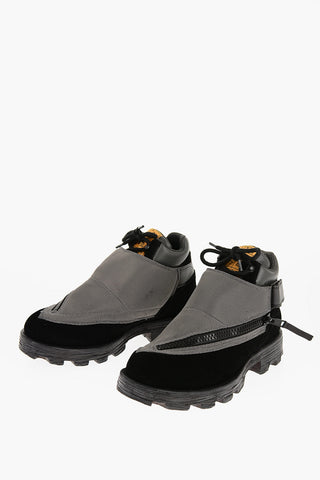 Suede D-HAMMER Mock Strap Boots