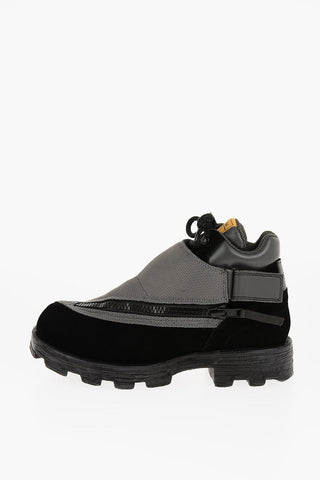Suede D-HAMMER Mock Strap Boots