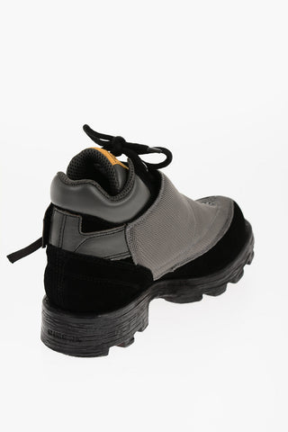 Suede D-HAMMER Mock Strap Boots