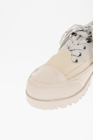 Fabric D-HIKO Low-Top Sneakers with Tank Sole