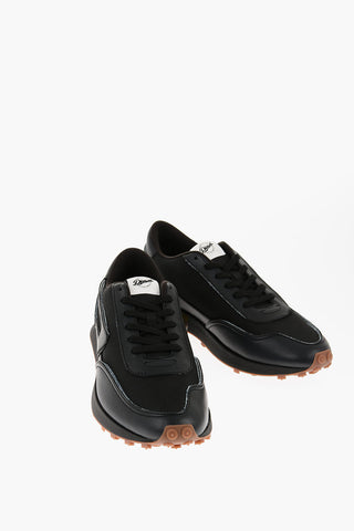 Meash and Suede S-RACER LC Low-Top Sneakers
