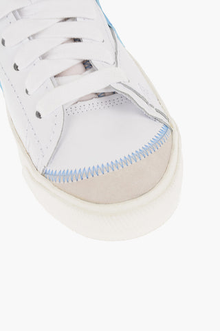 Leather  BLAZER MID '77 JUMBO  High- Top Sneakers with Maxi Contrasting Logo