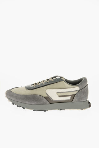 Fabric S-RACER LC Sneakers with Suede Details
