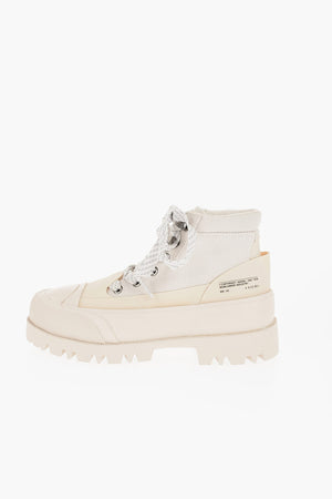 Canvas Trekking Ankle Boots D-HIKO BT X with Lug Sole