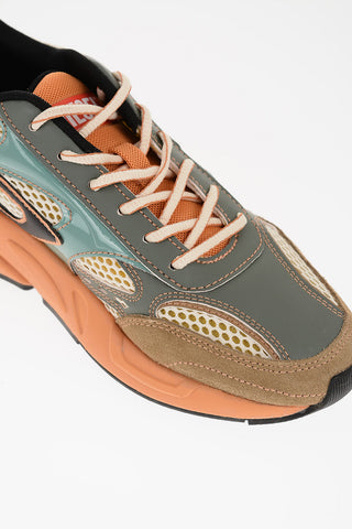 Low Sneakers S-SERENDIPITY SPORT Two-Tone Mesh and Eco-Leather with Contrasting Sole