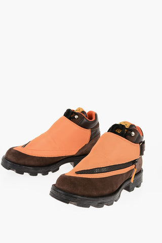 Suede D-HAMMER Mock Strap Boots