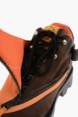 Suede D-HAMMER Mock Strap Boots