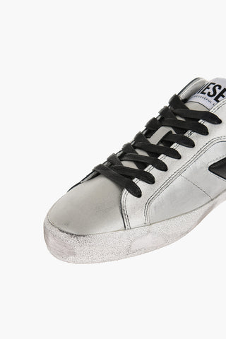 Metallic Leather S-LEROJI Low Top Sneakers