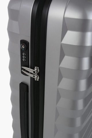 ZETA Medium Trolley 4W Silver