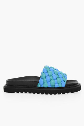 Two-Tone Braided Leather MORA Sandals