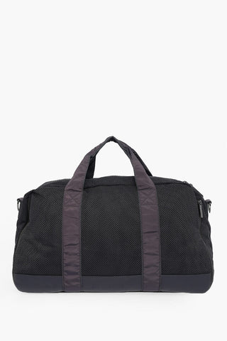 STELLA MCCARTNEY Solid Color Duffel Bag with Perforated Detail and Removable Shoulder Strap