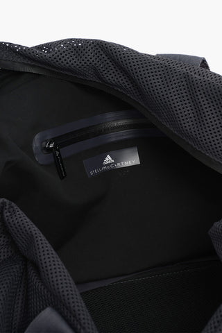 STELLA MCCARTNEY Solid Color Duffel Bag with Perforated Detail and Removable Shoulder Strap