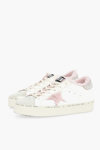 Leather HI STAR Low Top Sneakers with Wool Inner