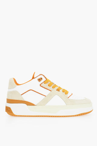 Leather LUXURY JD3 Low Top Sneakers with Suede Trims