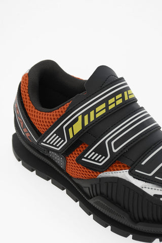Low Top S-PENDHIO LC Sneakers with Perforated Details and Velcro Closure