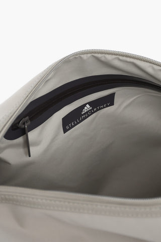 STELLA MCCARTNEY Solid Color Duffel Bag with Perforated Detail and Removable Shoulder Strap