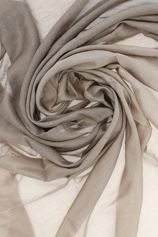 Foulard in Cashmere e Seta con Frange
