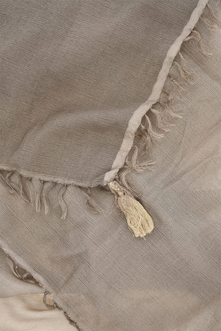 Foulard in Cashmere e Seta con Frange