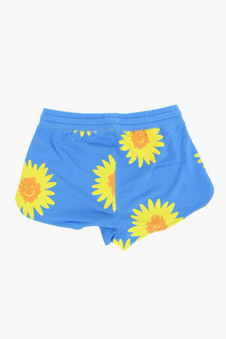 Shorts in Cotone Garzato Stampati