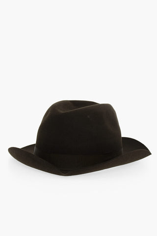 Cappello Fedora in Feltro a Tinta Unita