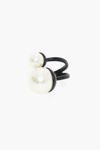 Metal Ring with Beads