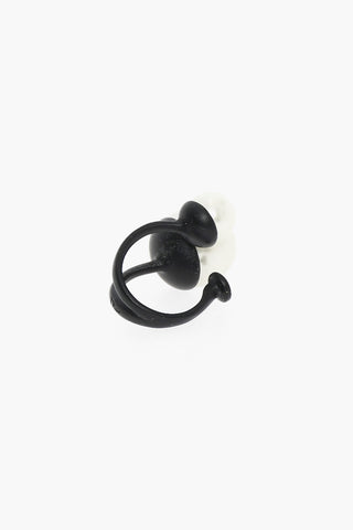 Metal Ring with Beads