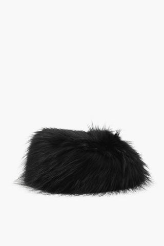 Solid Color Real Fur Colbacco Hat