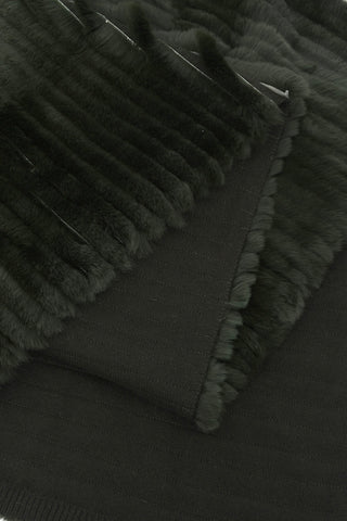 Solid Color Real Rabbit Fur Scarf