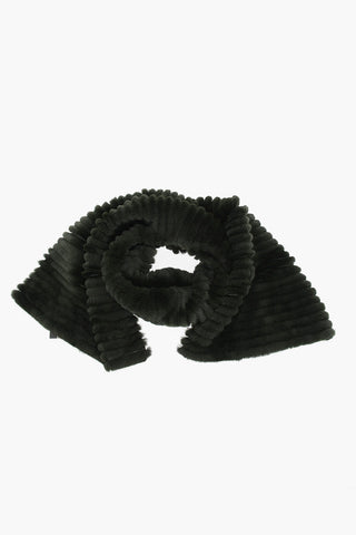 Solid Color Real Rabbit Fur Scarf