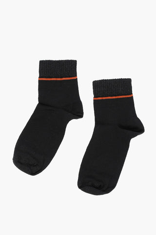 Cotton Blend TARTAS Socks with Lurex Details