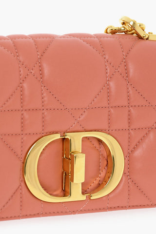 Quilted Leather CARO Shoulder Bag with Golden Details