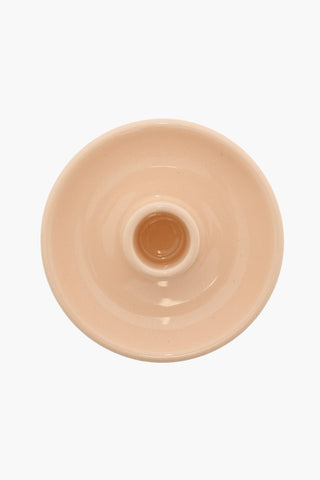 Solid Color Ceramic Candle Holder