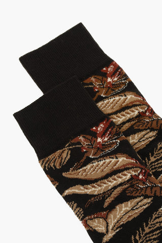 Cotton Blend TROPICAL FOREST Socks