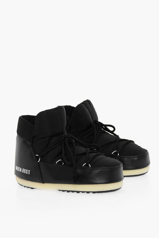 Waterproof PUMPS Snow Boots with Faux Leather Trims