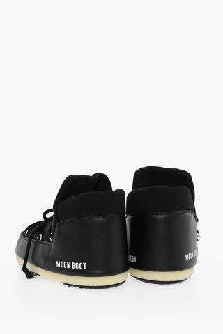 Waterproof PUMPS Snow Boots with Faux Leather Trims