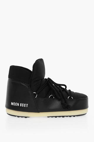 Waterproof PUMPS Snow Boots with Faux Leather Trims