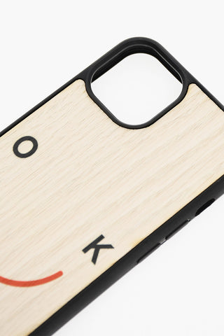 Wooden OK Iphone 13 Hard Case