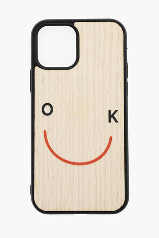 Wooden OK Iphone 12/12 PRO Hard Case