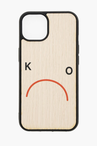 Wooden KO Iphone 13 Hard Case