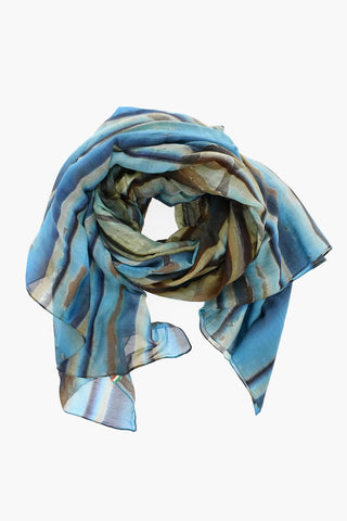 Printed JOY BUTTERFLY Foulard