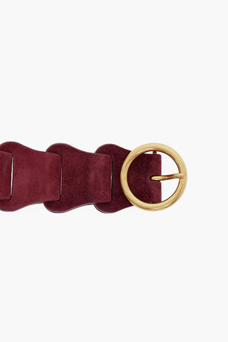 Suede Belt with Weaves