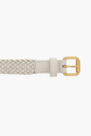 Cintura in Pelle Intrecciata