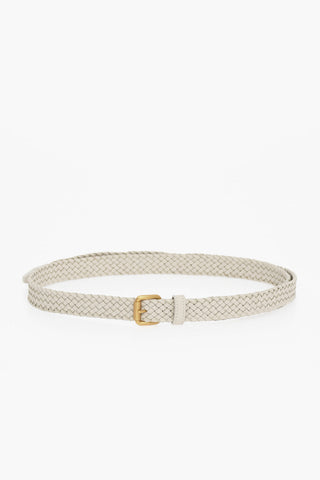 Cintura in Pelle Intrecciata