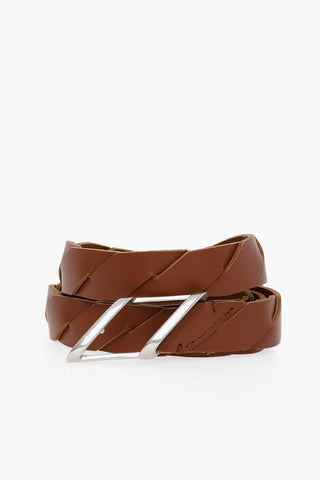 Calfskin FRENCH Belt with Decorative Buckle