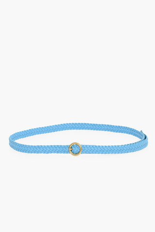 Cintura in Pelle Intrecciata