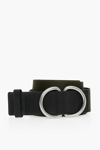 Fabric Belt with Double Buckle 40mm