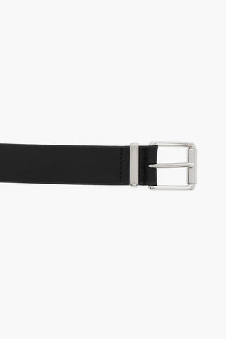 Leather FRENCH Belt with Metal Applications
